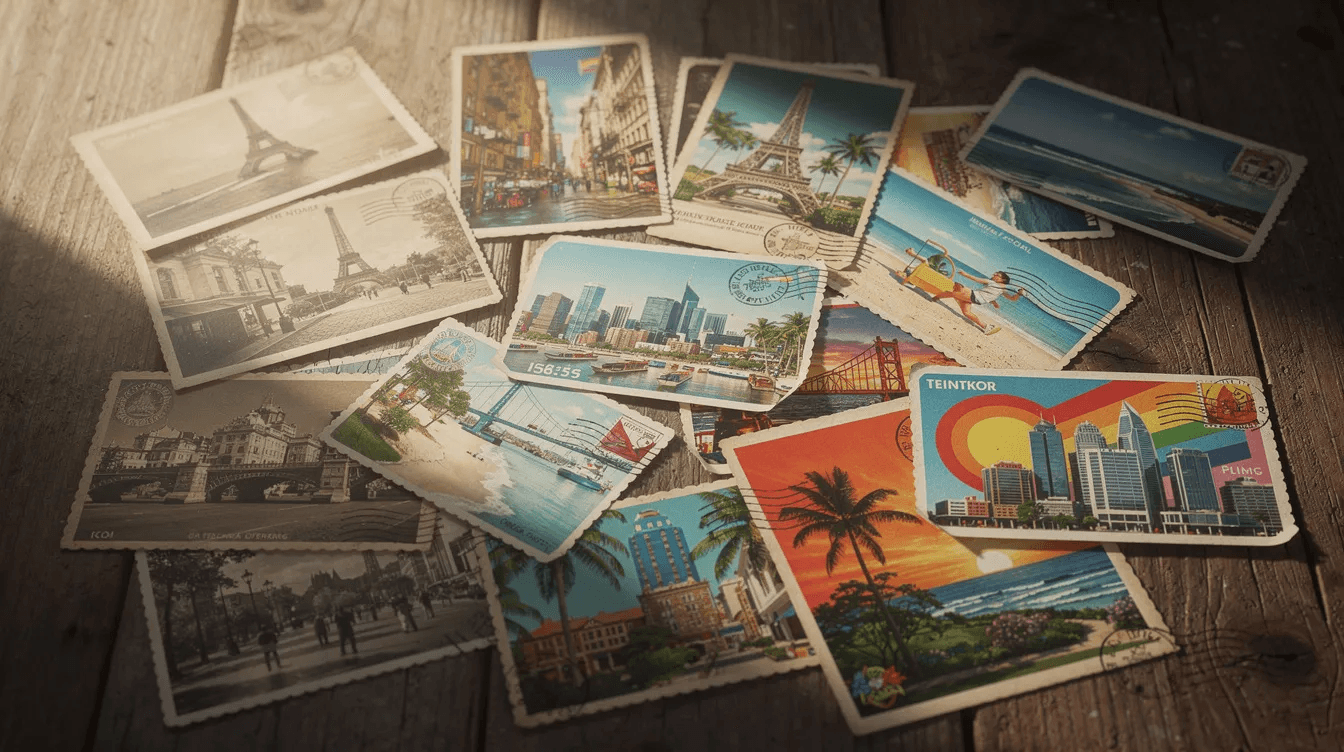 Vintage postcards